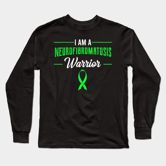 Neurofibromatosis Awareness NF Schwannomatosis Warrior Long Sleeve T-Shirt by JazlynShyann